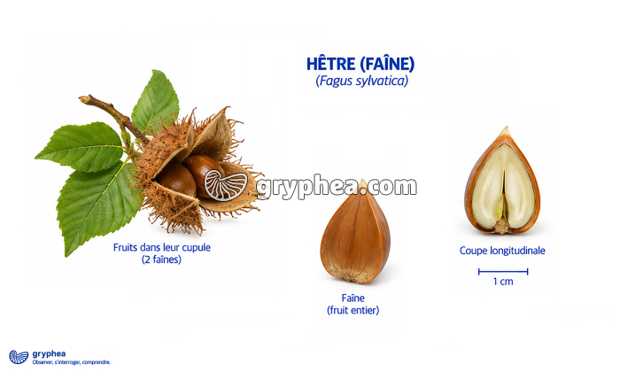Fruit du Hêtre (faîne) - gryphea.com
